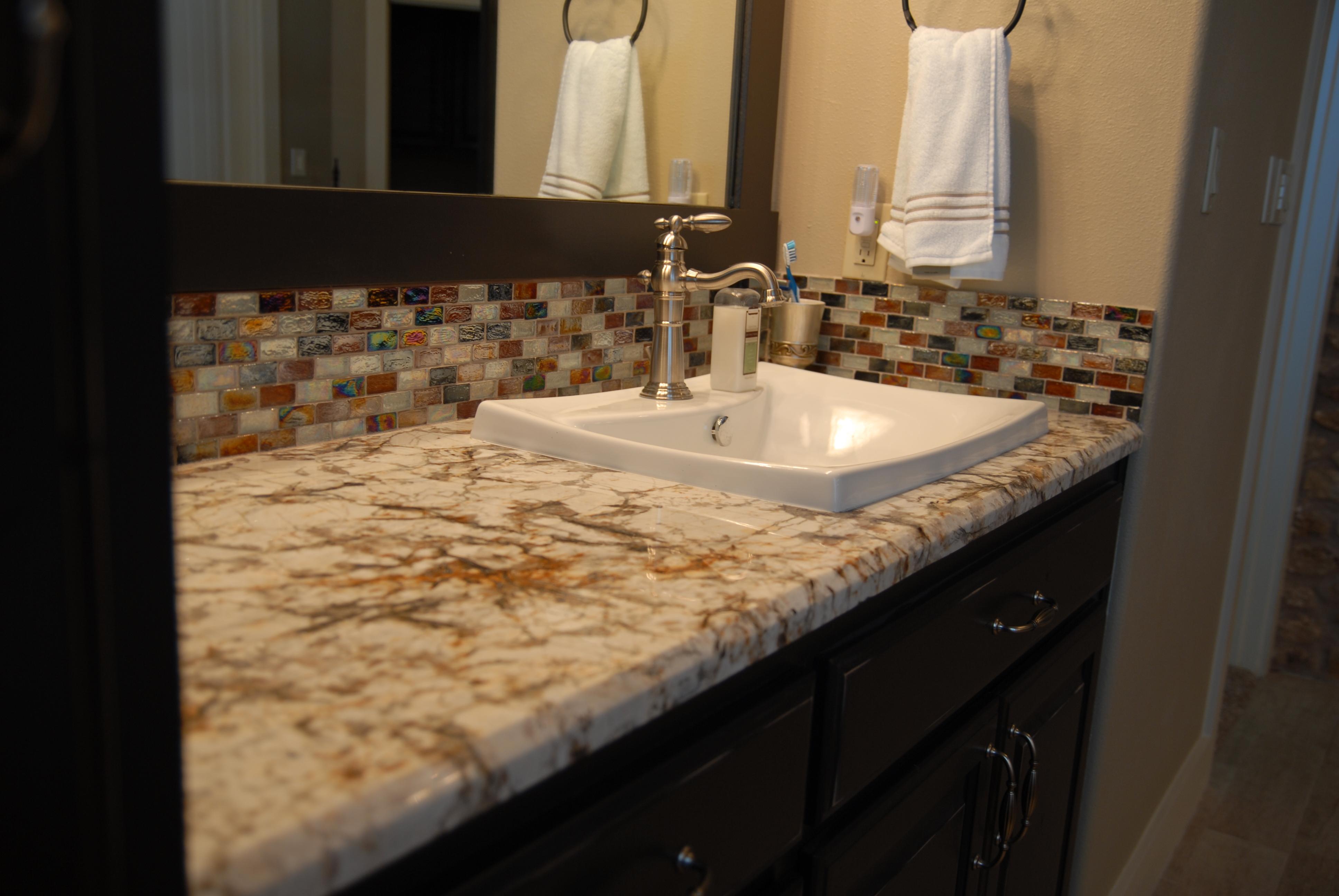30 interesting bathroom countertop granite tile picture and ideas